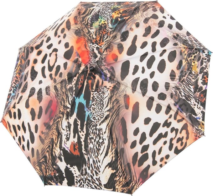 doppler Paraplu Fiber Magic Auto-Open-Close Umbrella Safari Veelkleurig