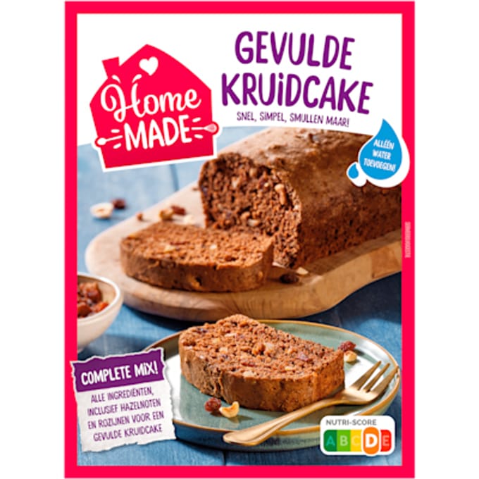 Kruidcakemix gevuld