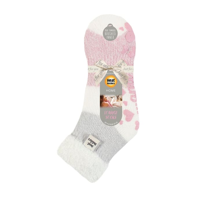 Heat Holders - Bedsokken voor dames met veren bovenkant