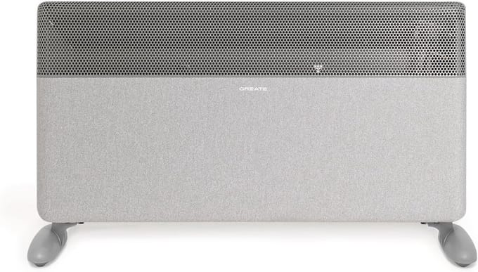 Elektrische Convector - Paneelverwarming Inverter - Ruimte Verwarming - Wifi App Bediening - 80x42x12 cm - Grijs