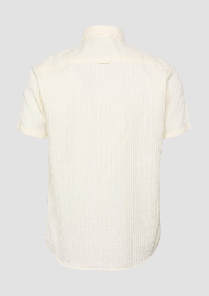 s.Oliver - male - Modern fit sweatshirt met capuchon en college artwork
