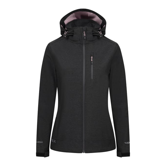 Trespass Dames/Dames Lorimer DLX Softshell Jas (Donkergrijs mergel)