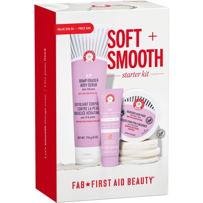 First Aid Beauty Soft + Smooth Starter Kit – Body Bestsellers