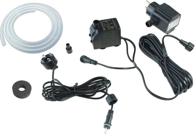 Complete Set Fonteinpomp met 1 LED Spotlight - 450 L/H