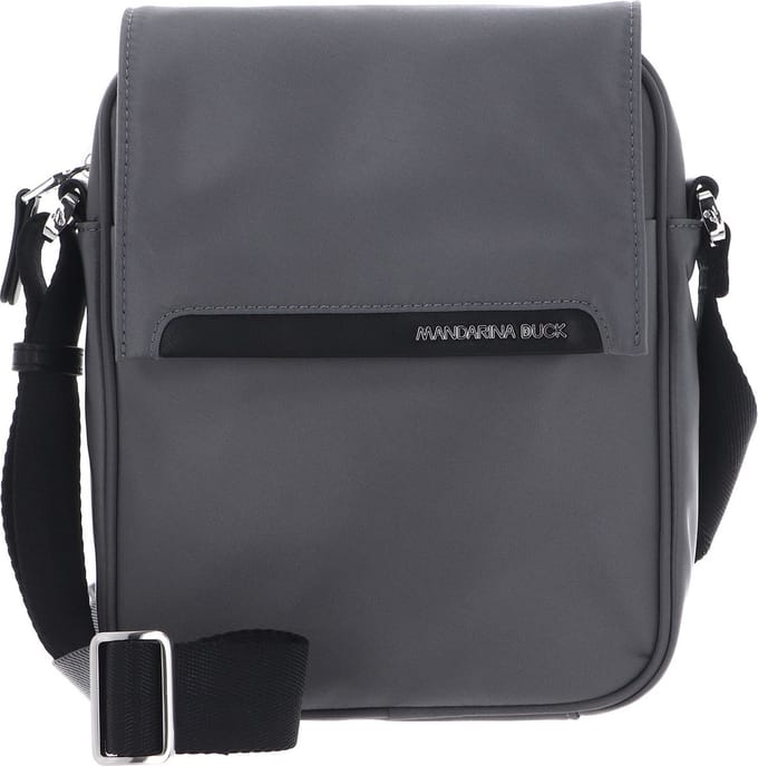 MANDARINA DUCK Schoudertas Hunter Urban Crossover Bag Smoked Pearl Grijs