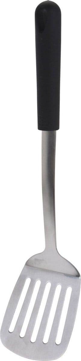 Excellent Houseware Bakspatel/bakspaan - zwart kunststof/rvs - 34 cm - Keukengerei