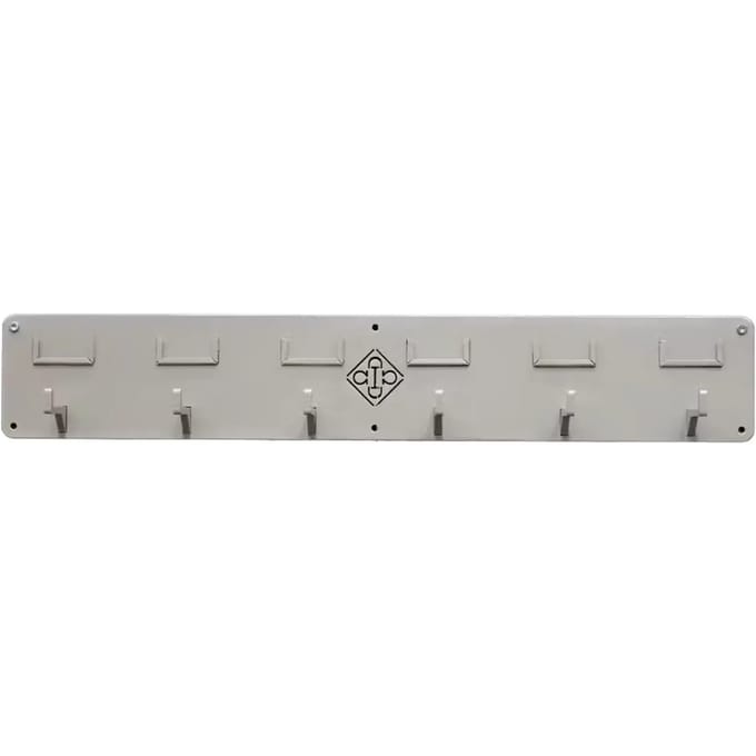 Grooming Deluxe - Bridle hanger with 6 hooks & name tag silver