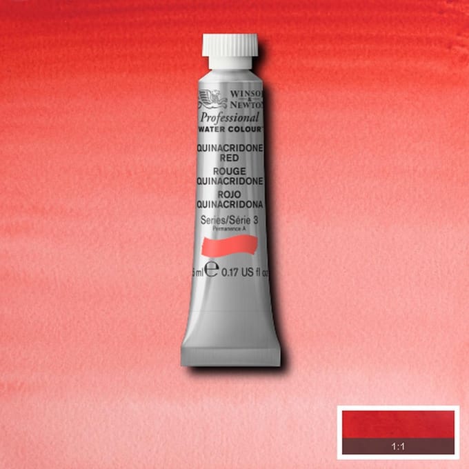 Watercolor paint W&N 5ml – 548 Quinacridone Red