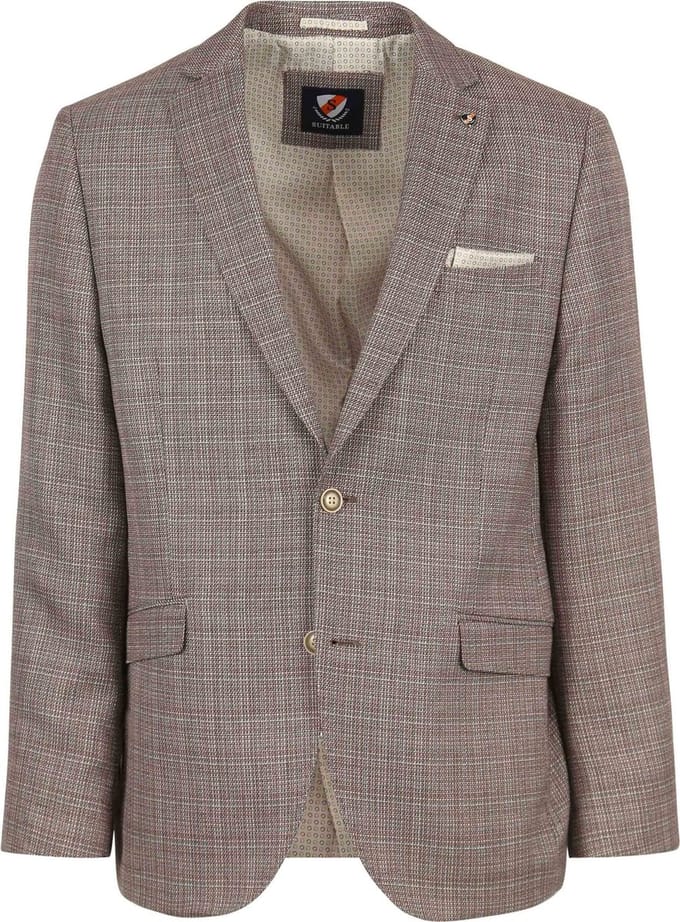 Suitable Colbert Vero Camel - Maat 50 - Heren blazer