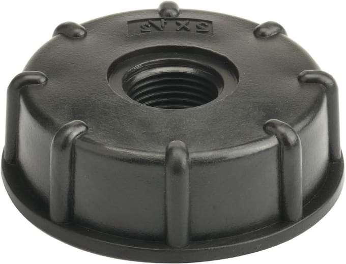 IBC adapter met vrouwelijke schroefdraad 1/2 inch voor IBC containers - accessoires en dekseladapter