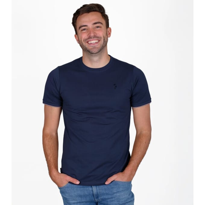 Heren T-shirt Dronten - Donkerblauw
