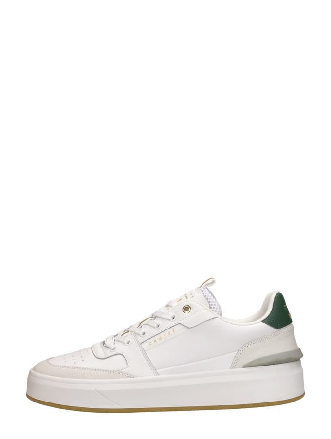 Cruyff Endorsed Tennis Sneakers Heren - Leren Sneaker - Wit - Maat 40