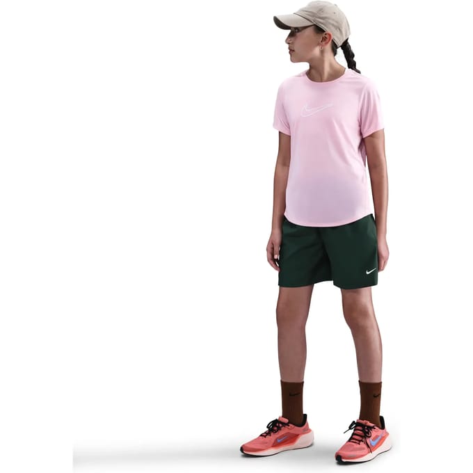 Nike Dri-Fit One T-shirt Meisjes-Roze,Wit