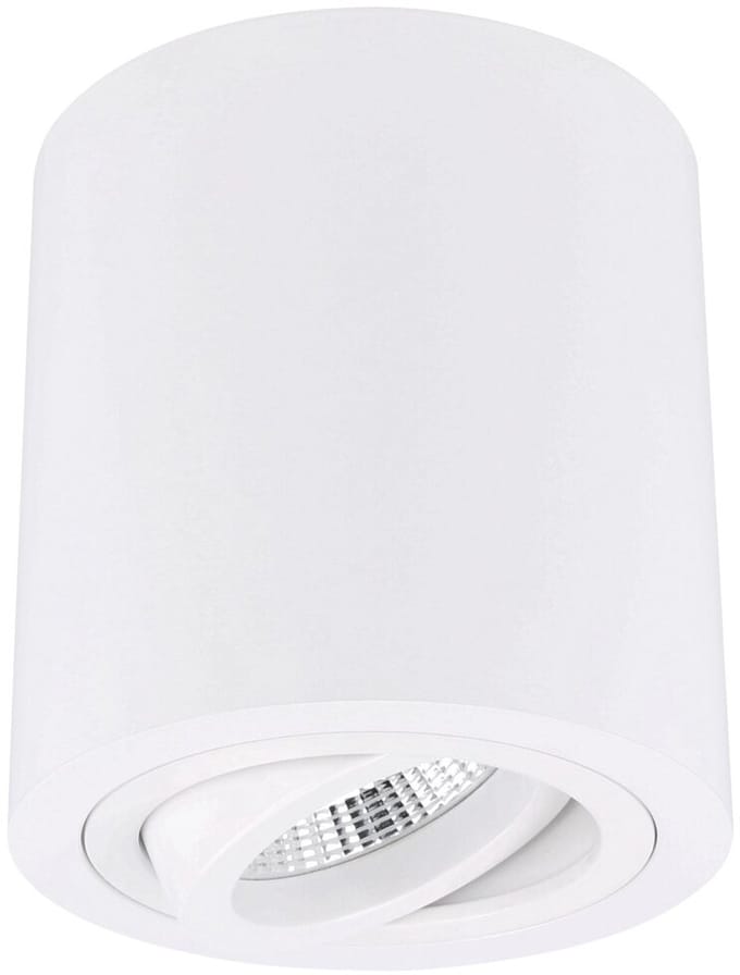 Yphix Roma Opbouwspot - Rond - 1 Lichtpunt - Kantelbaar - 90x95mm - Wit