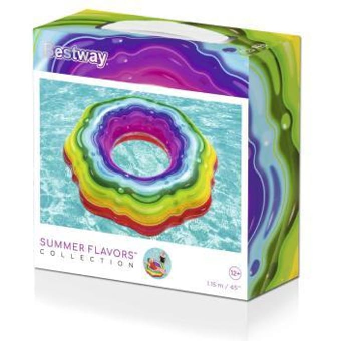 Bestway Regenboog zwemring 115cm Opblaasbaar speelgoed