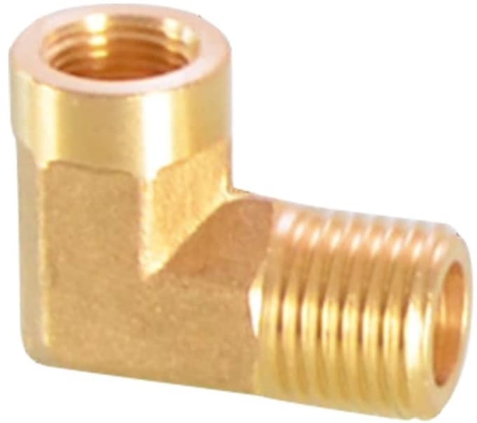 Allecto - Messing Elleboog Connector - 90 Graden - Voor Olieleidingen
