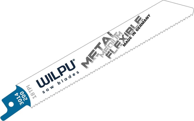 Reciprozaagbladen Wilpu 3014/200 - Geschikt voor metaal - Bosch S1122EF (set van 5)