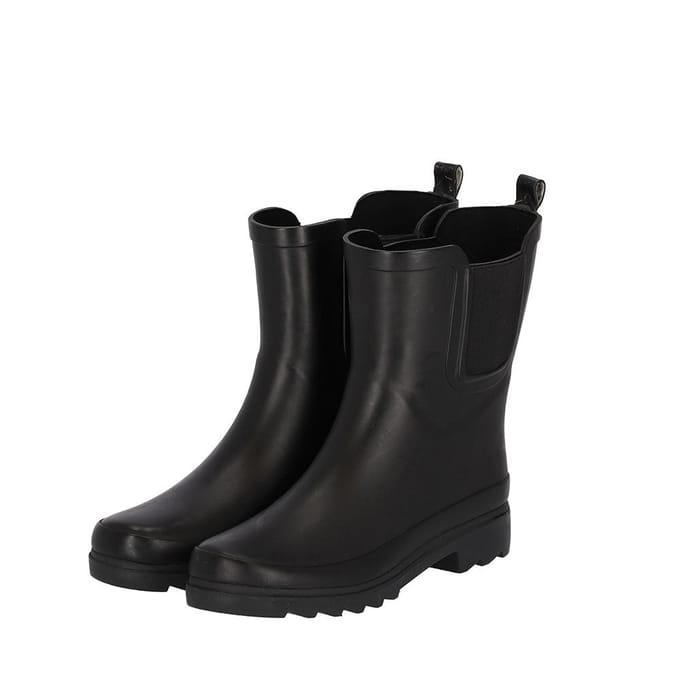 Morethansocks - Regenlaarzen Dames - Chelsea - Zwart - 41