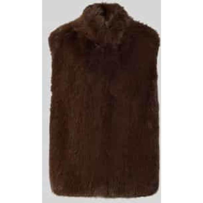 Bodywarmer van imitatiebont model 'Gilet'