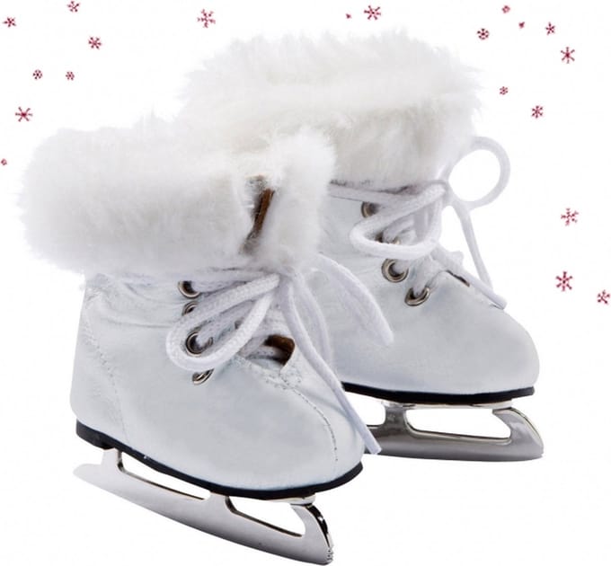 Götz poppenkleding schaatsjes voor pop van 36cm (XM serie)