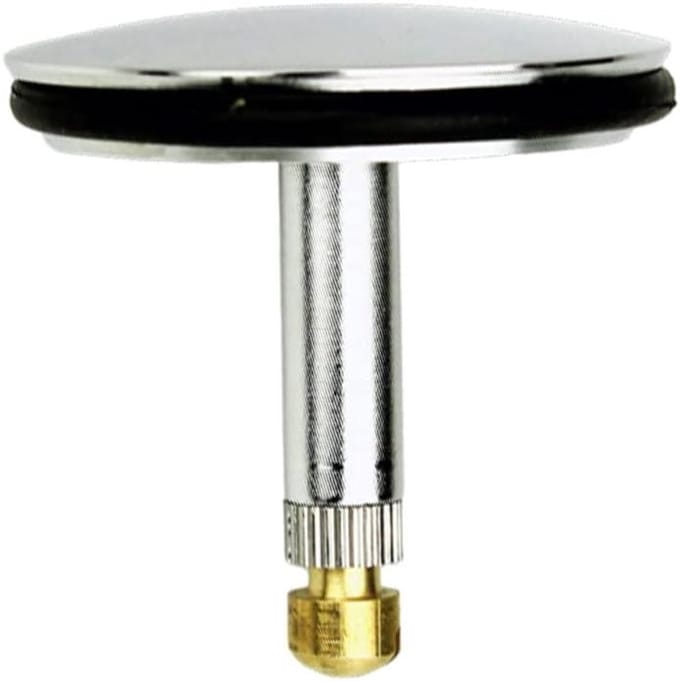 Afvoerstop Badkuip - Verstelbare Plunjer - Water Dicht Maken - Goede Dichtheid Ring - 44mm Diameter - Roodbruin