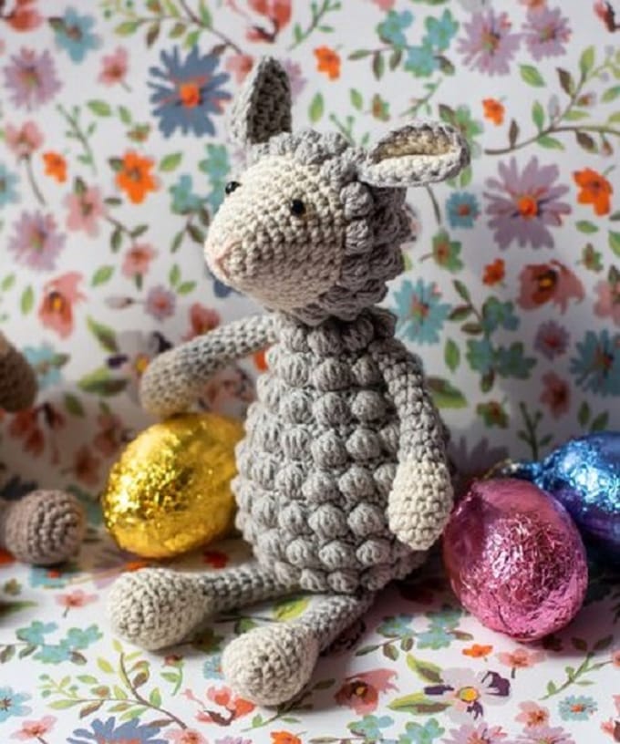 Haakpakket Lammetje Lotte mini pebble