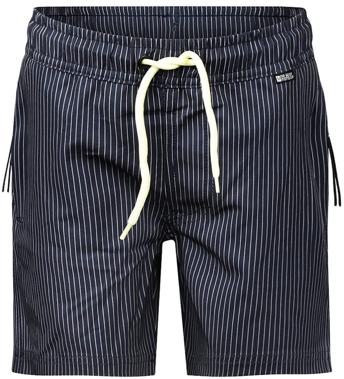 No Way Monday Jongens Zwembroek Stripe Dark Blue maat 134/140