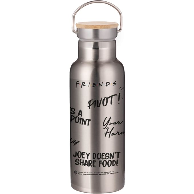 Friends Quotes Portable Insulated Water Bottle - Steel
