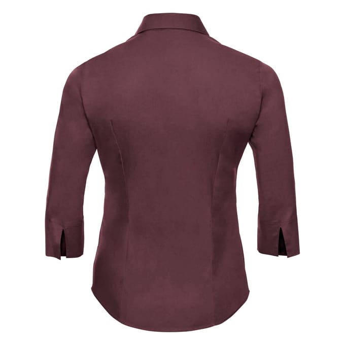 Russell Collectie Dames/Dames 3/4 Mouw Easy Care Gevoelig overhemd (Haven)