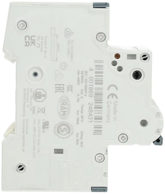Siemens 5SY66637 5SY6663-7 Zekeringautomaat 63 A 230 V, 400 V