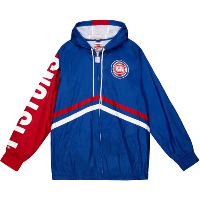 Herenwindjack Nba Onmiskenbaar windjack met volledige ritssluiting Hardhout Classics Detpis