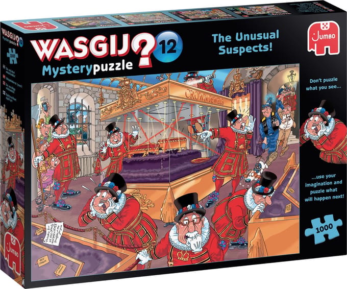 Wasgij Mystery 12 - De onverwachte verdachten! - 1000 stukjes