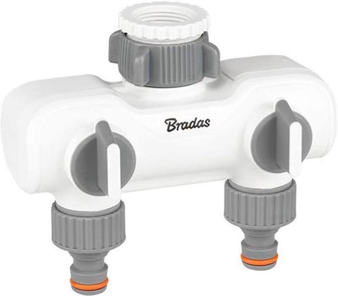 Bradas 2-weg splitter waterverdeler - gw 1"-3/4"