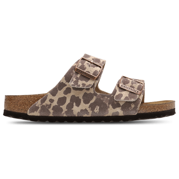 Birkenstock Suede Slippers en Sandalen Dames - Bruin - Maat 38 - Suède