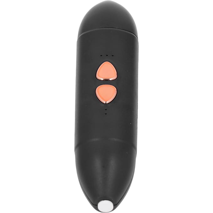 Itch Soother Device Antipruritic Device 2 in 1 Electric Itch Relief Heated Vibrating Hot Bite black