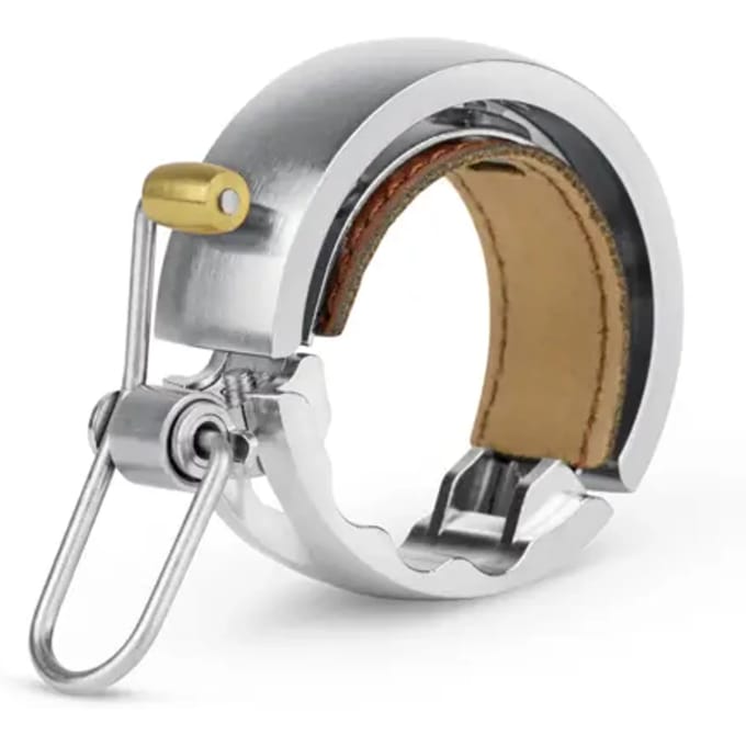Knog Oi Luxe Large fietsbel Zilver