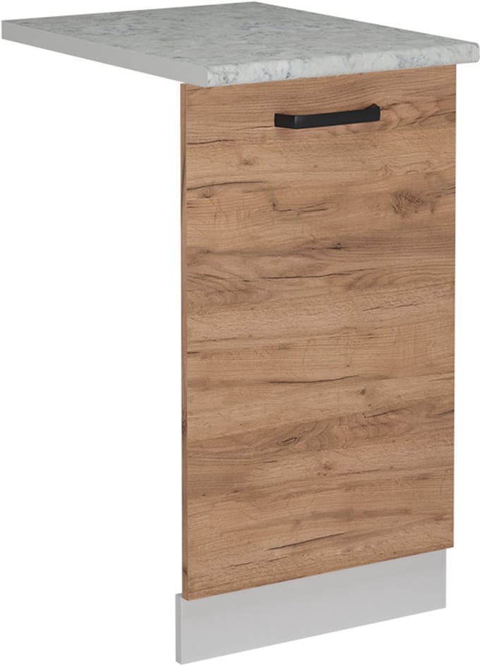 Vicco R-Line Vaatwasserfrontpaneel – 45 cm, WB Marmer Krachtige eik goud