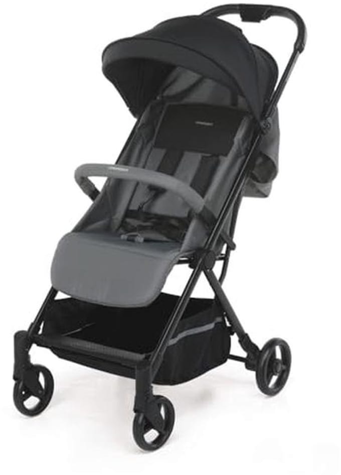 Compacte kinderwagen met 1-handsluiting en verstelbare rugleuning voor kinderen tot 15 kg