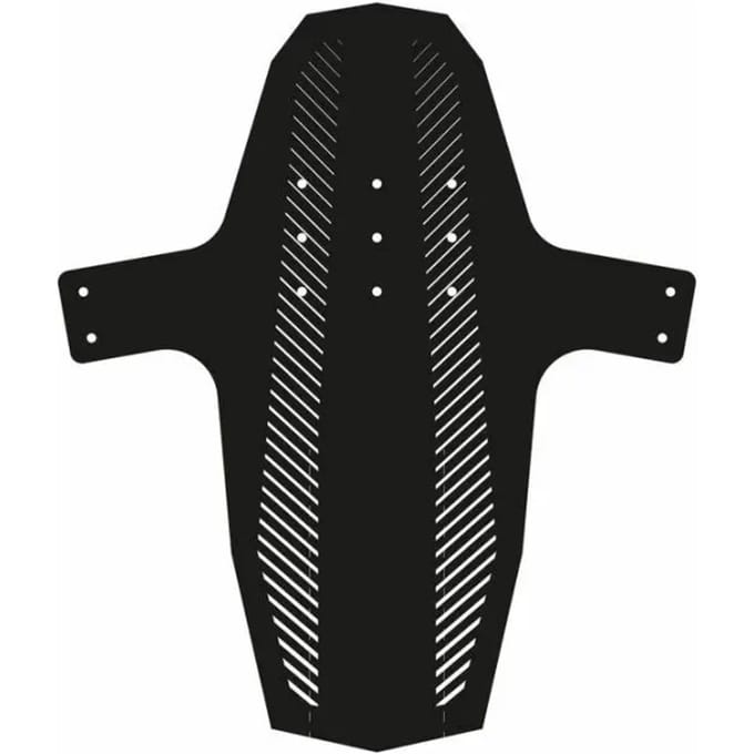 Spatbord voor hebie swap front stripes - ZWART