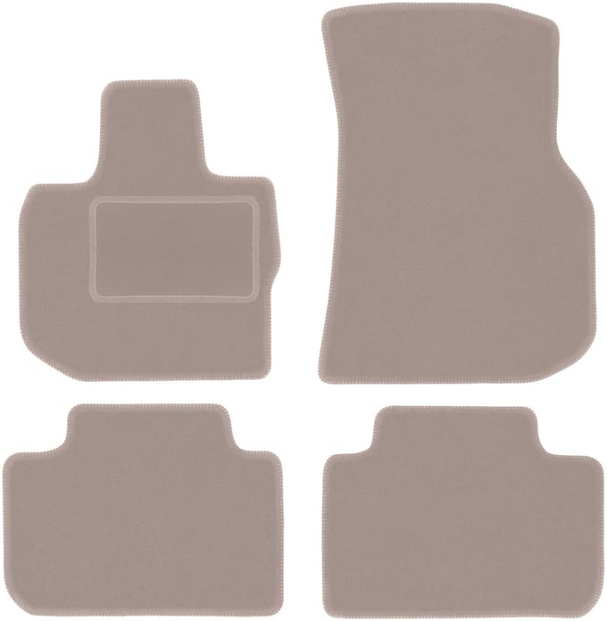 Beige velours vloermatten voor: BMW X3 G01 SUV (2017-)