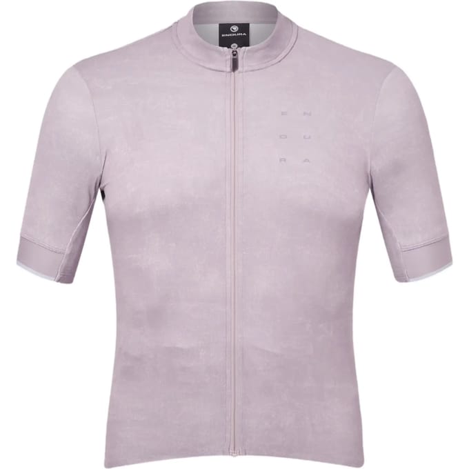 Endura Fs260 Print Korte Mouw Wielertrui Grijs S Man