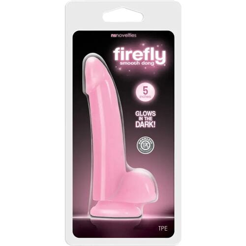 NS Novelties - Smooth Glowing Dong 5 Inch - Dildos Roze