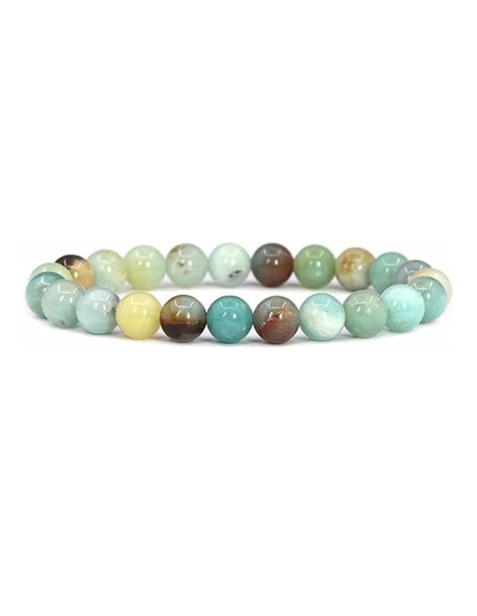 Stones & Bones - Amazoniet powerbead armband