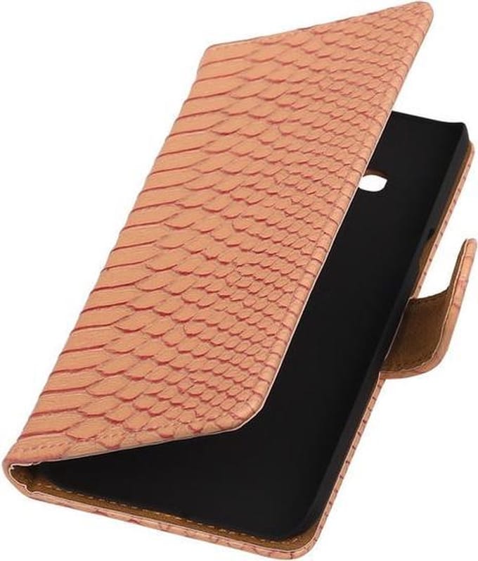 Samsung Galaxy J3 - Slang Roze Booktype Wallet Hoesje