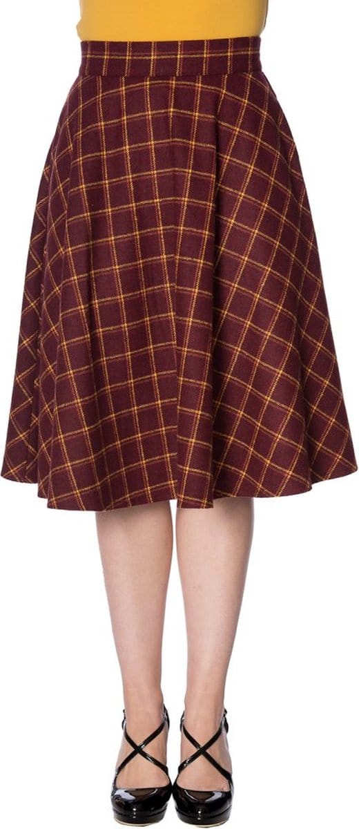 Dancing Days - LADIES DAY SWING Rok - XS - Rood