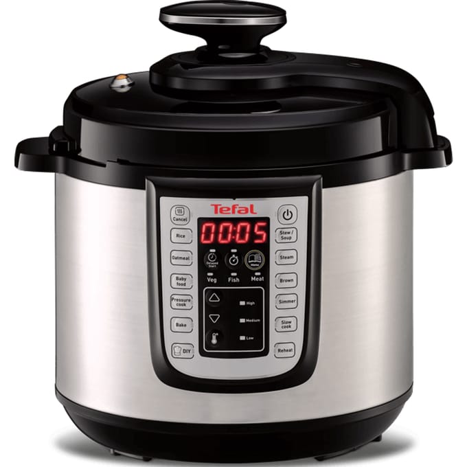 Tefal All-in-One CY505E - Multicooker - Slowcooker - Snelkookpan - 6L - Digital Timer