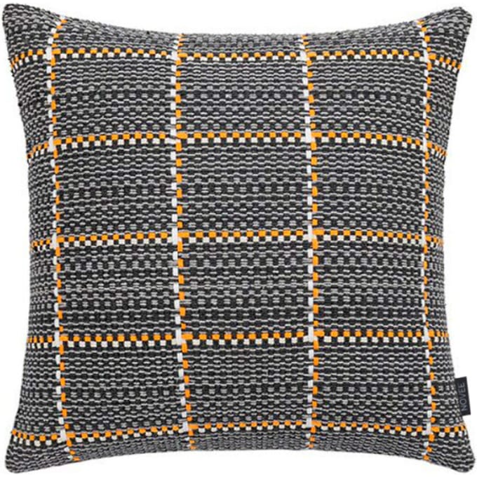 NOVÉE Sierkussen grey / orange woven | 45 x 45 cm | polyester