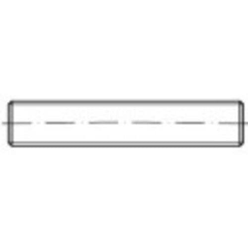 TOOLCRAFT 135009 Schroefbout M8 100 mm Staal Galvanisch verzinkt 100 stuk(s)