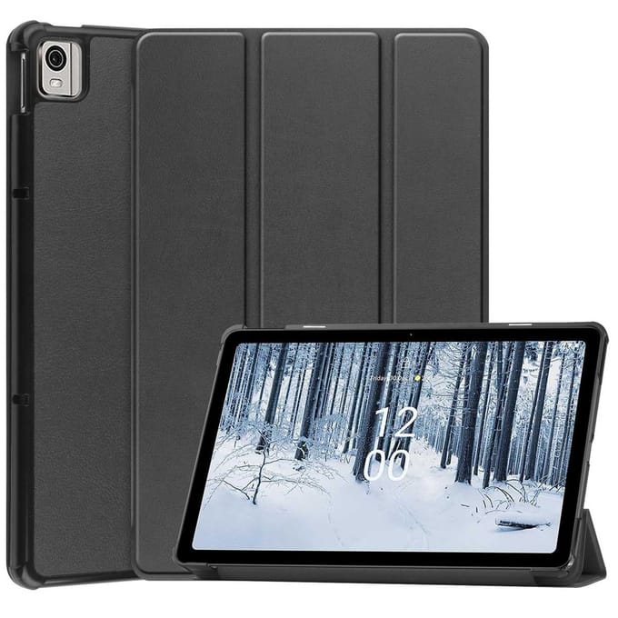 imoshion Tablet Hoes - Geschikt voor Nokia T21 - Trifold Bookcase - Zwart