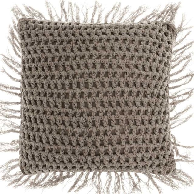 Unique Living - Kussen Tufo 45x45cm Chateau Grey